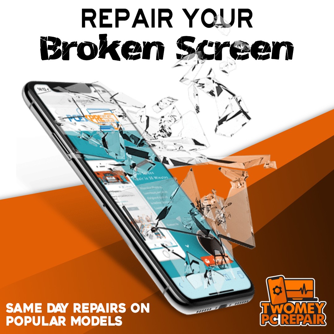 Repair your broken screen.